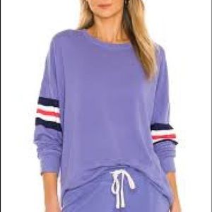 Sundry Crewneck Stripe Sweatshirt